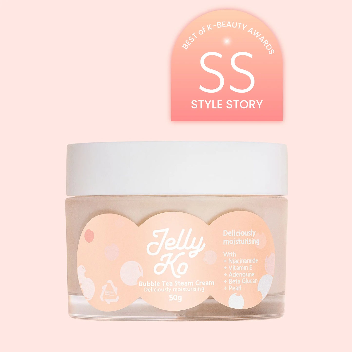Jelly Ko Bubble Tea Steam Cream