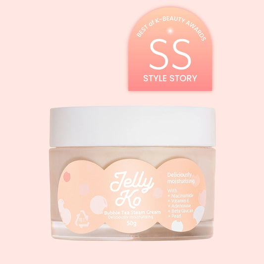 Jelly Ko Bubble Tea Steam Cream