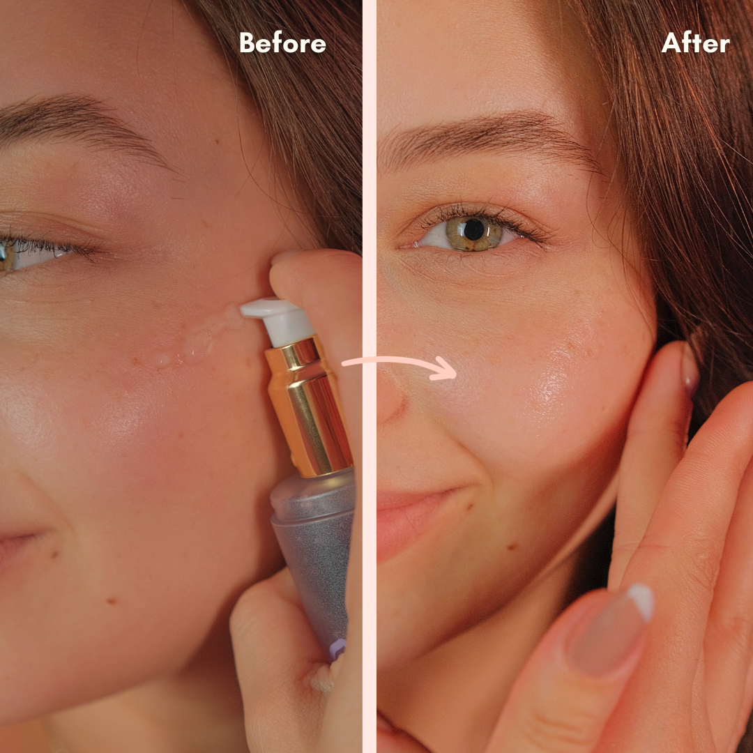 Jelly Ko Dewy Glaze Toner Before & After