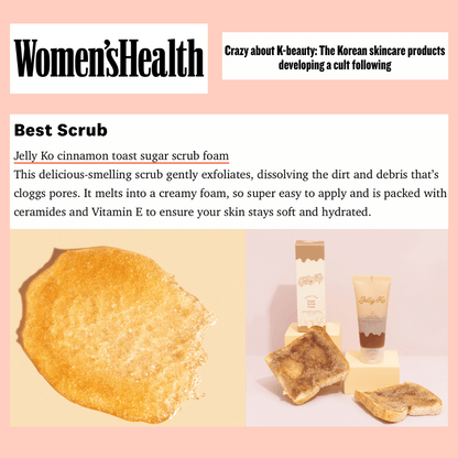 Cinnamon Toast Sugar Scrub featured in Women's Health