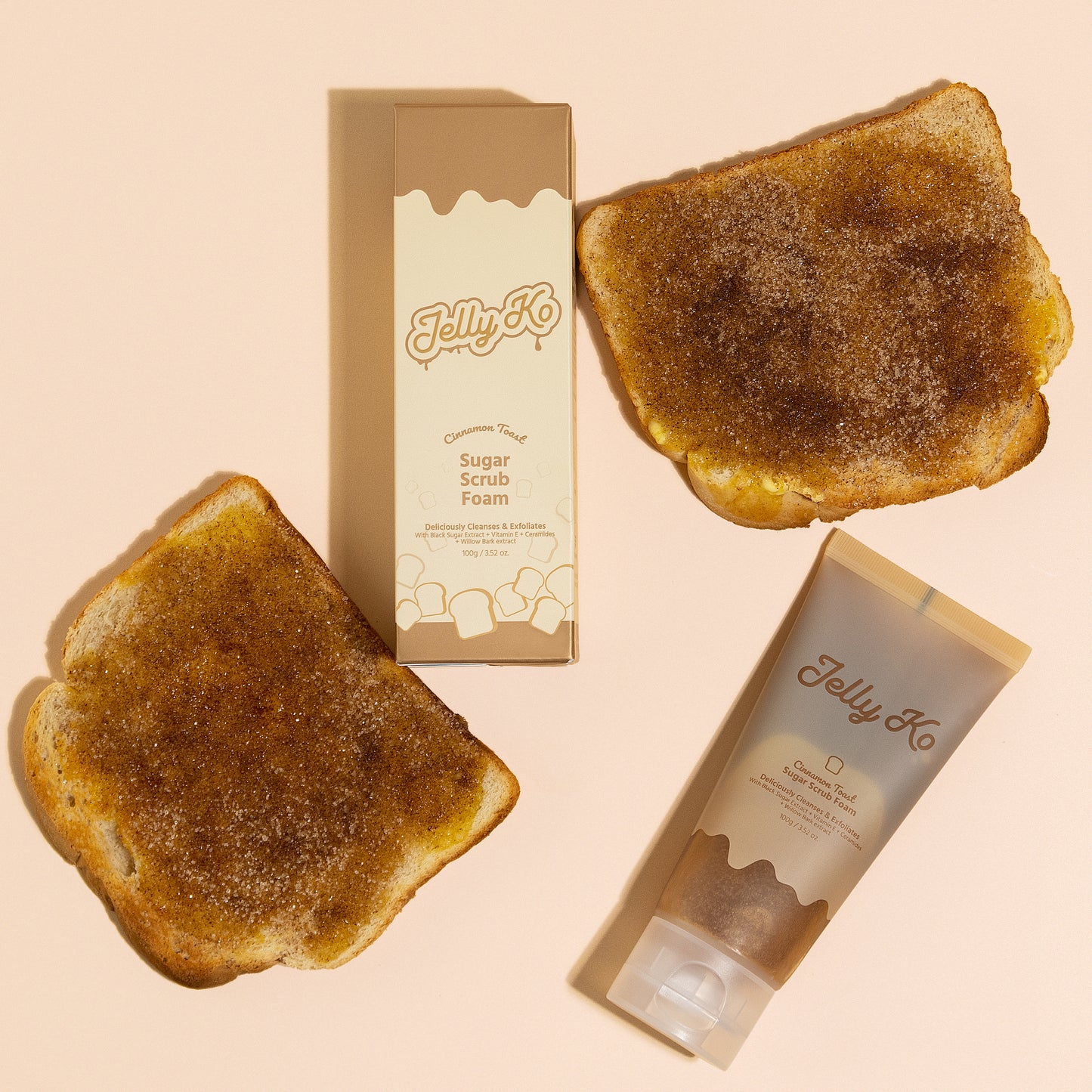 Jelly Ko Cinnamon Toast Sugar Scrub Foam