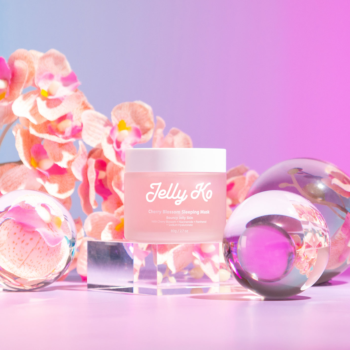 Jelly Ko Cherry Blossom Sleeping Mask